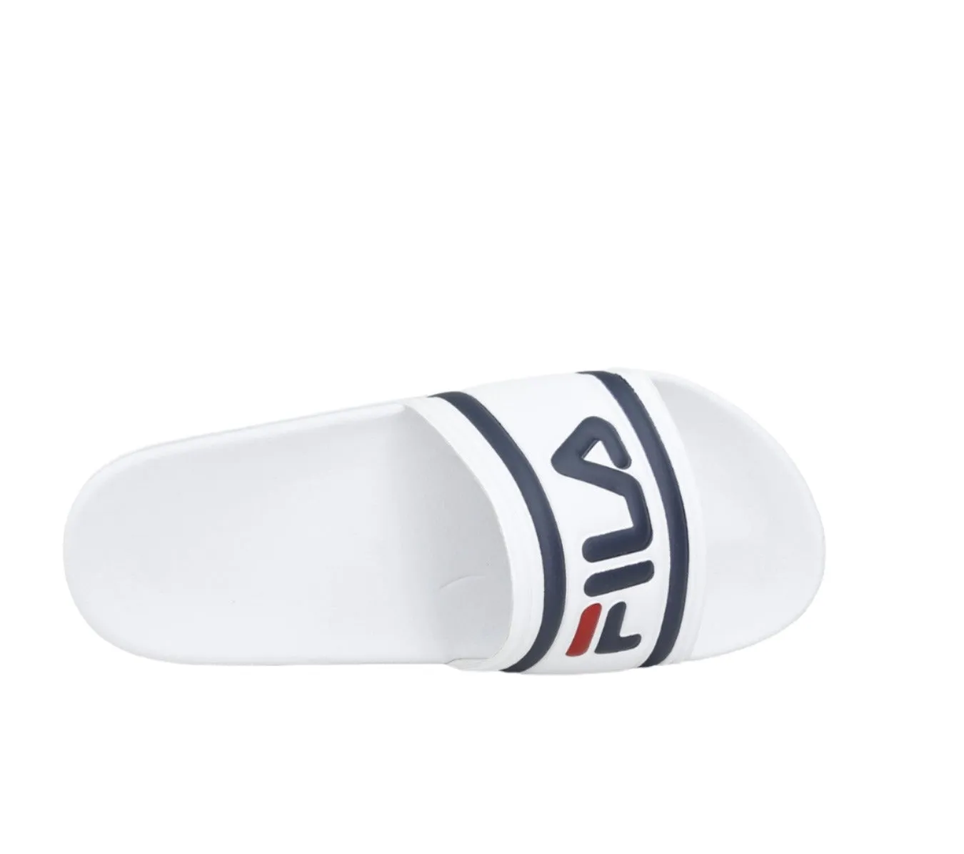 10109301FG, Fila, Morro Bay  Men Slippers - White