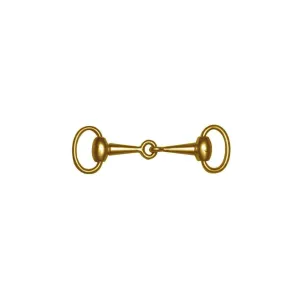 19mm Shiny Gold, Loafer Shoe Buckle, Zinc Alloy, #SB-130-GOLD
