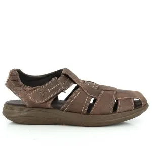 24 Hrs 10173 Brown Cage Sandals