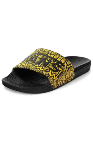 (4Lgxxy) Vans, Multi Pythons Slide On Sandals   Sulphur