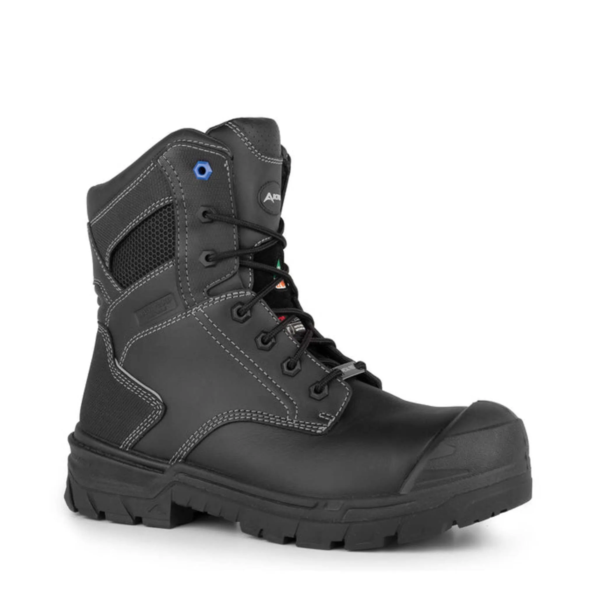 Acton Men's Safety Work Boots - G3T 8" Full Grain Leather Waterproof, Thinsulate Insulation, Composite Toe, Puncture & Slip Resistant | Sizes 7-15