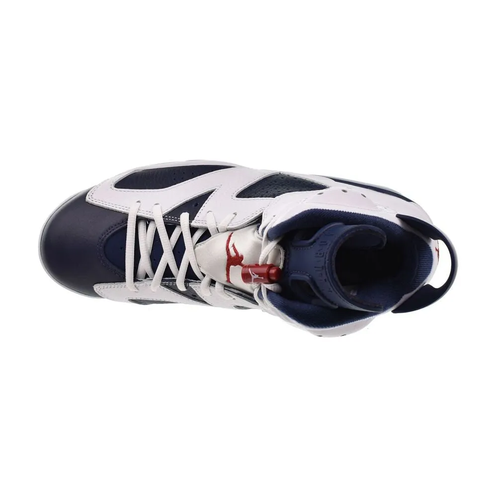Air Jordan 6 Retro "Olympic" Men's Shoes White/Varsity Red/Midnight Navy ct8529-164