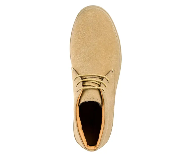 Amali Zale Suede Chukka Boots Men’s Tan Vegan Suede