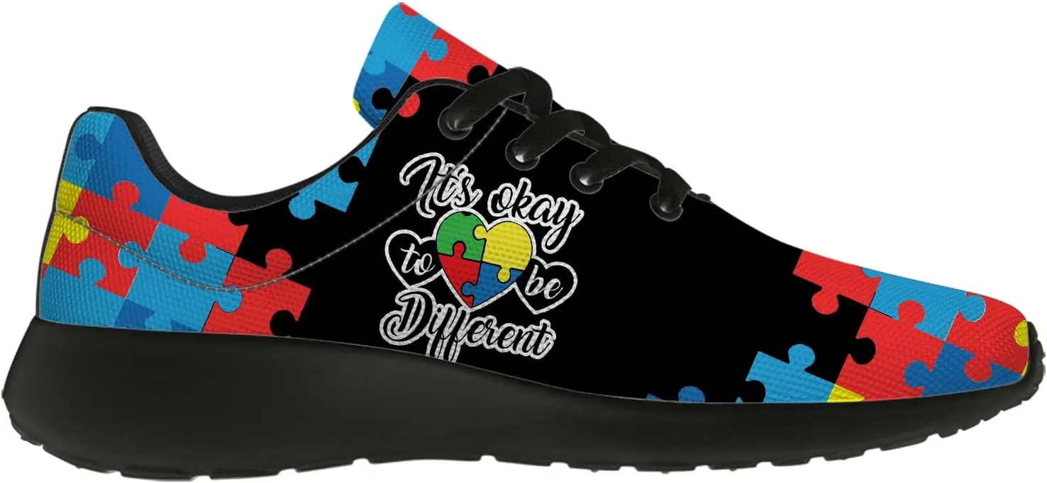 Autism Shoes for Women Men Running Shoes Lightweight Tennis Sneakers Gifts for Him Her
