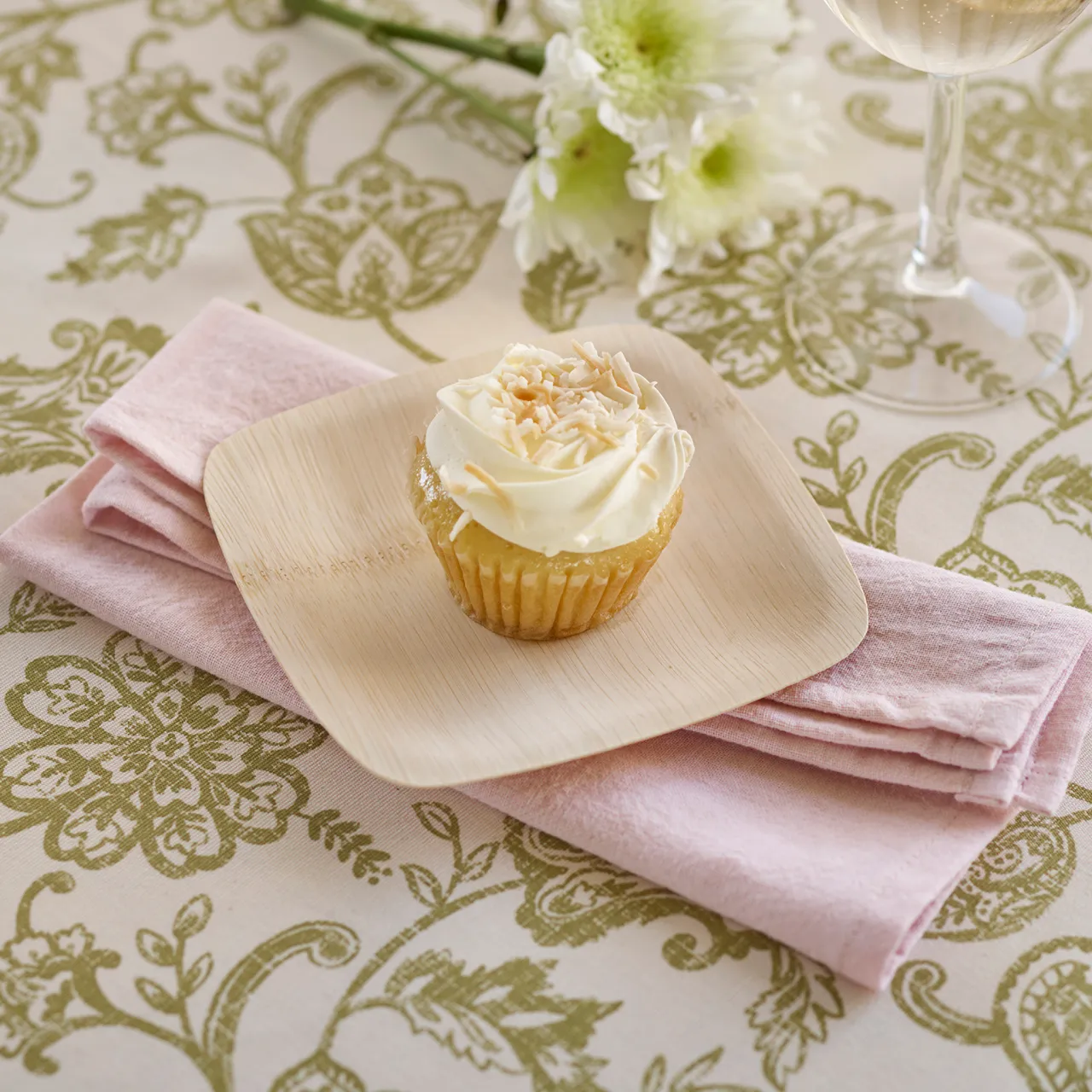 Bambu®  Veneerware® Square Bamboo Plate - Pack of 25 (available in 5", 7", 9" and 11" size)