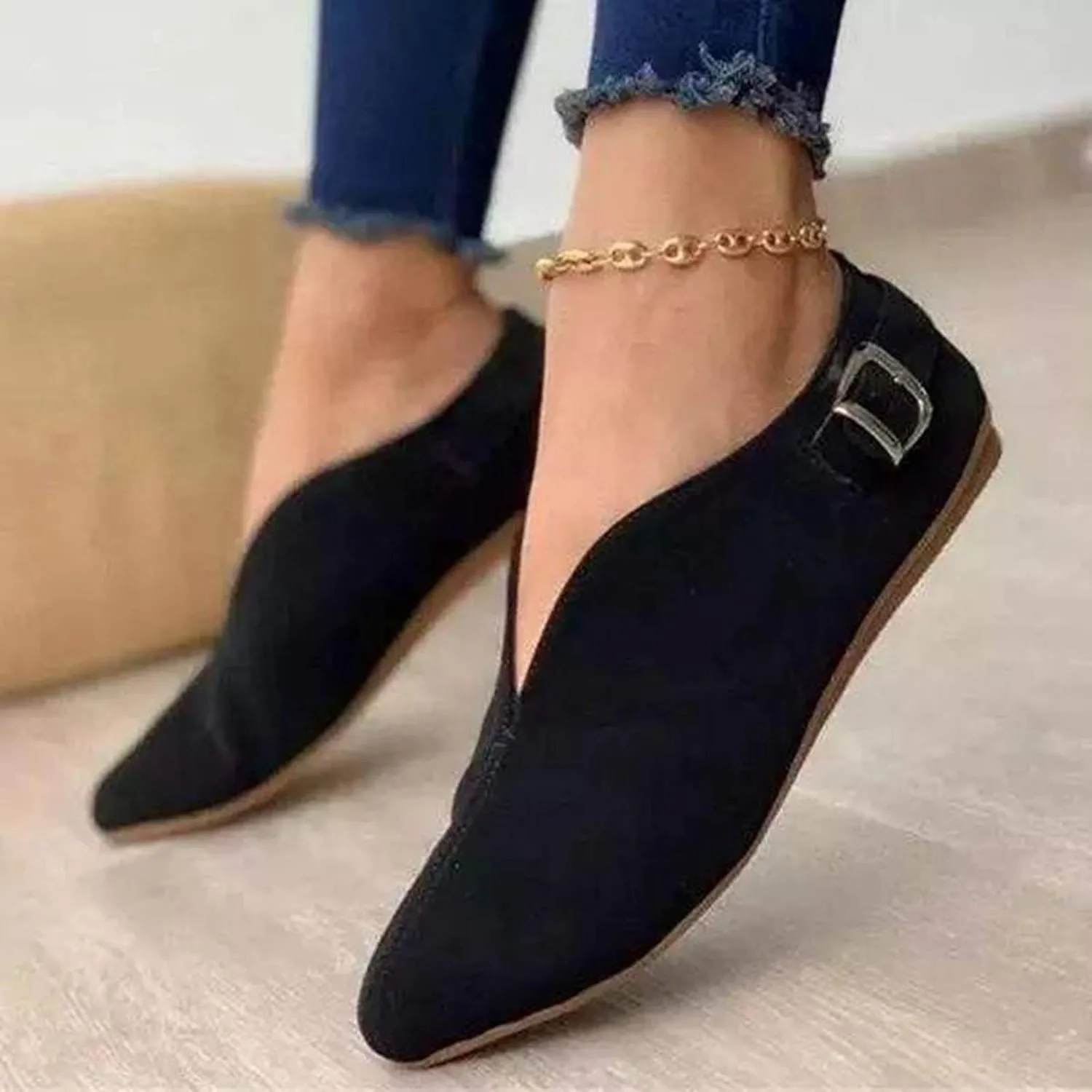 Barefoot Shoes Women Slip on Men's Loafers & Slip-Ons Wide Toe Box Trendy CasualClosed Back Lightweight Breathable Christmas Canvas Shoes Women Mens Casual Dress Shoes