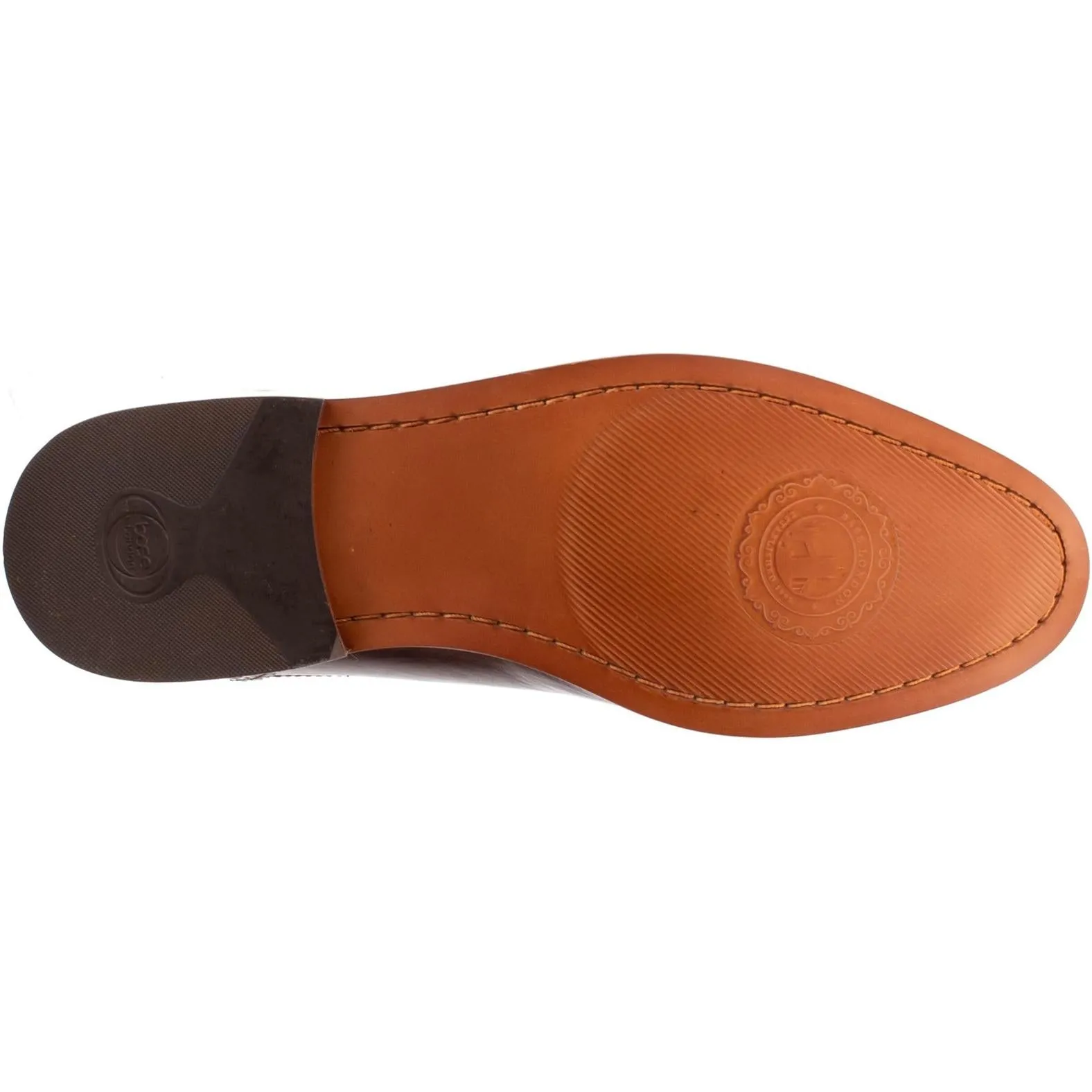 Base London Cast Washed Brogue Shoe