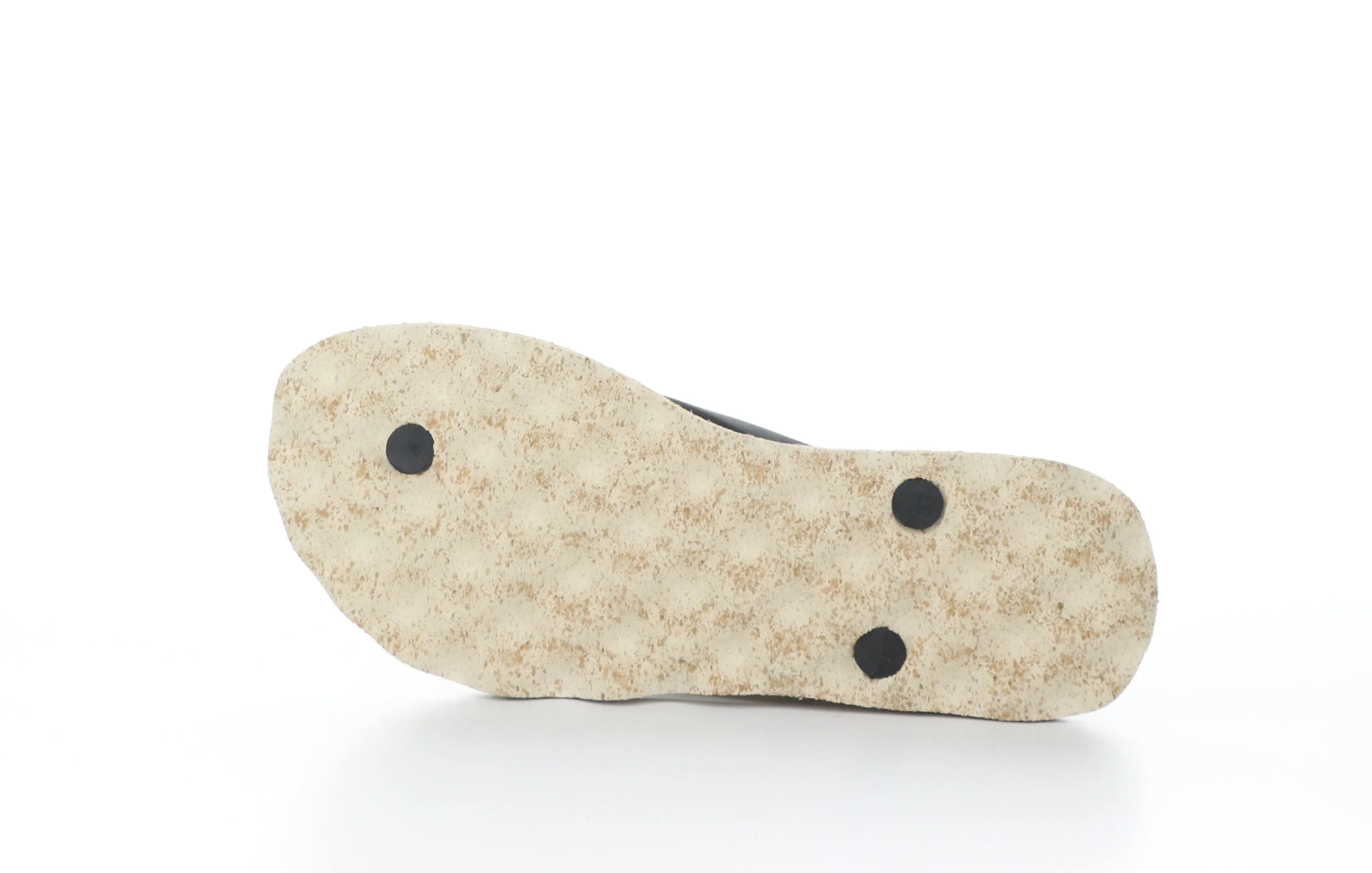 BASE_L Black Rubber Strap Beach Flip-Flops|BASE_L Tong de Plage in Noir