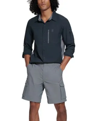 BASS OUTDOOR Mens Cargo Shorts Ermine Brown Small