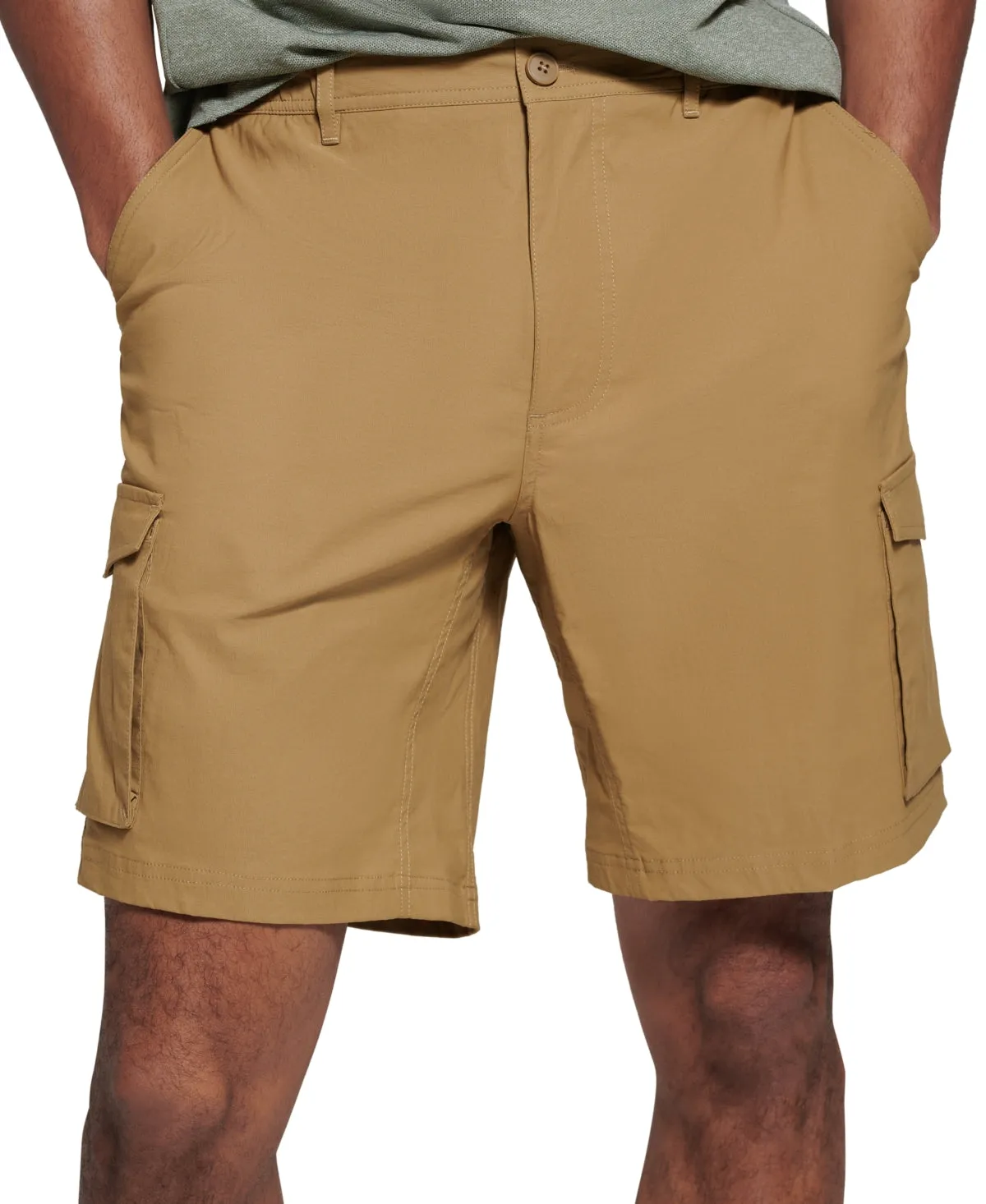 BASS OUTDOOR Mens Cargo Shorts Ermine Brown Small