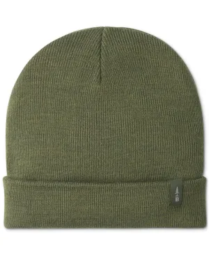 Bass Outdoor Mens Rib Knit Beanie Hat Deep Lichen Green OSUS