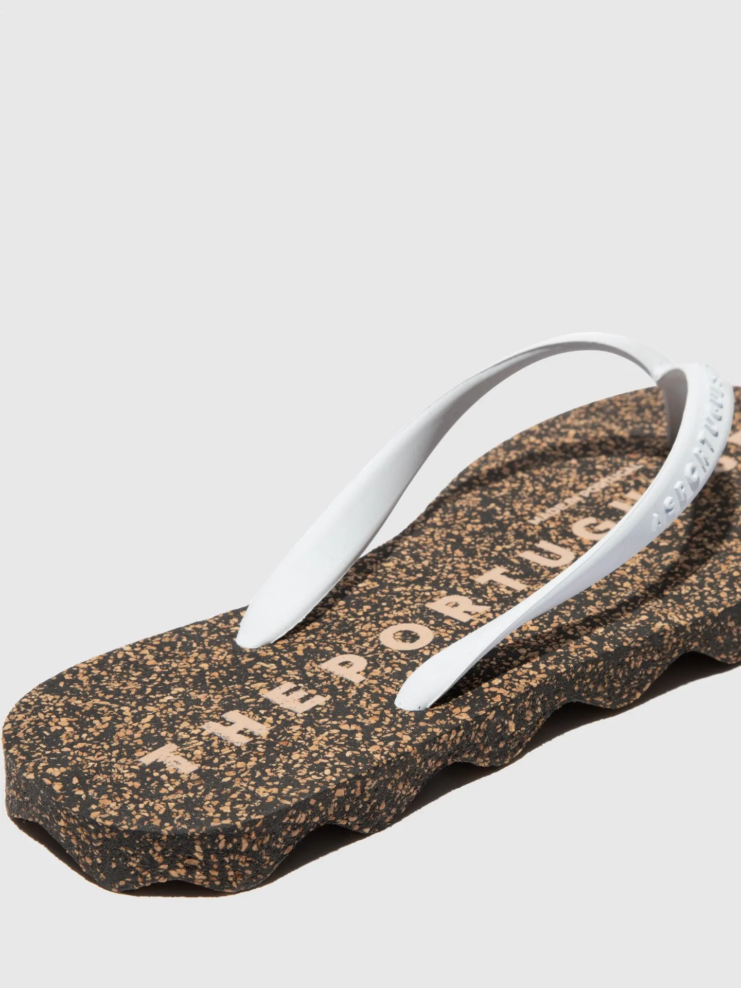 Beach Flip-Flops BASE White/Rubber Strap