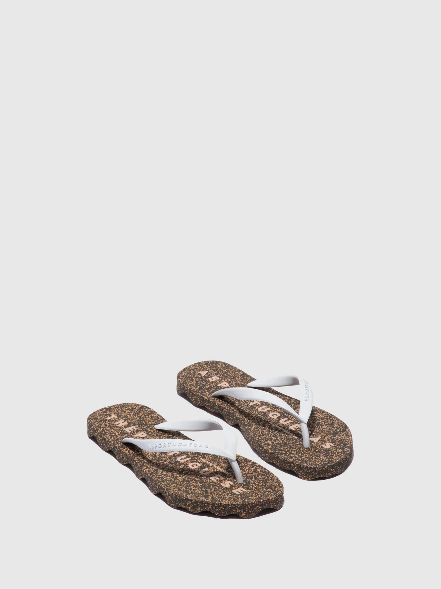 Beach Flip-Flops BASE White/Rubber Strap