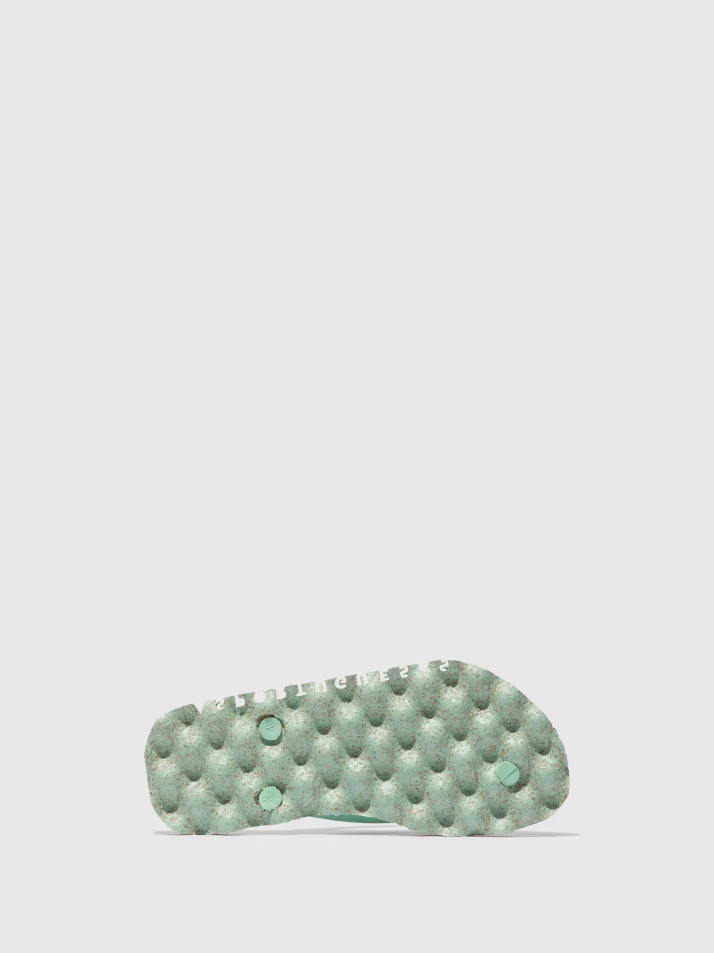 Beach Flip-Flops BUMPY Mint & mint strap