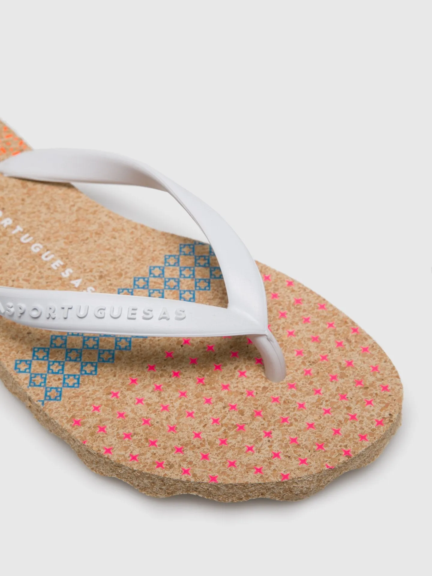 Beach Flip-Flops FLUO White