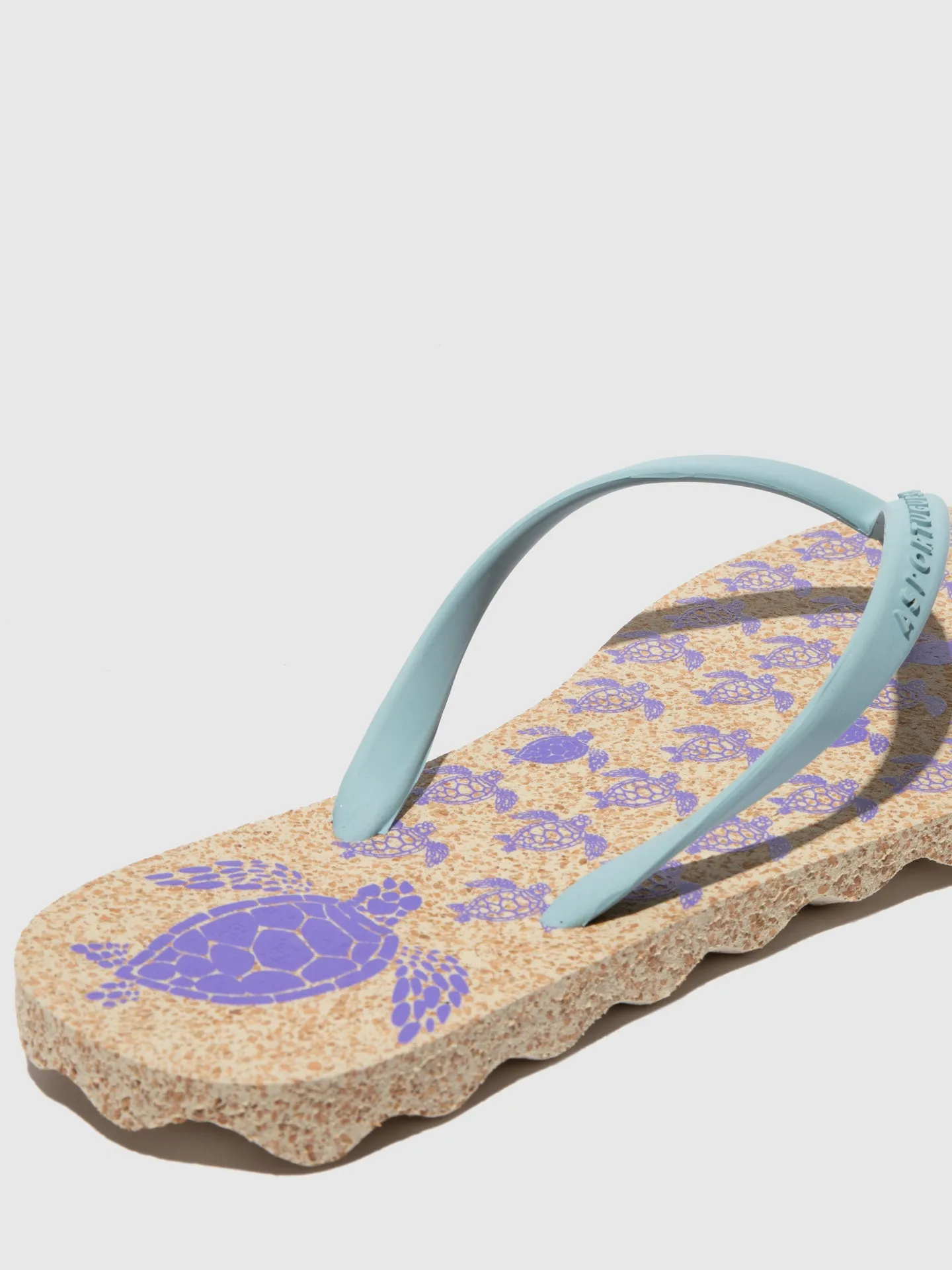 Beach Flip-Flops TURTLE Cloud Rubber Strap