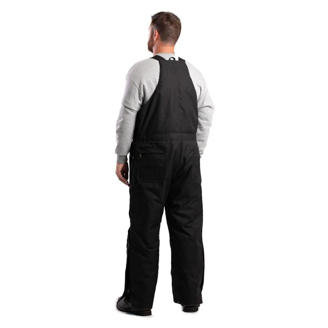 Berne Icecap Men's Insulated Work Bib Overall NB834 - Black
