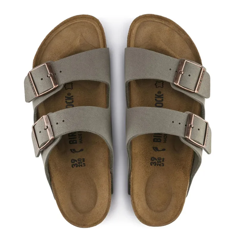 BIRKENSTOCK  Arizona  BirkiBuc Narrow - Stone