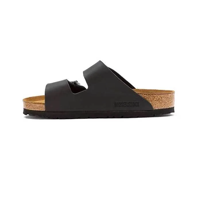 Birkenstock Arizona Birko-Flor Soft Footbed Sandals - Narrow - Black