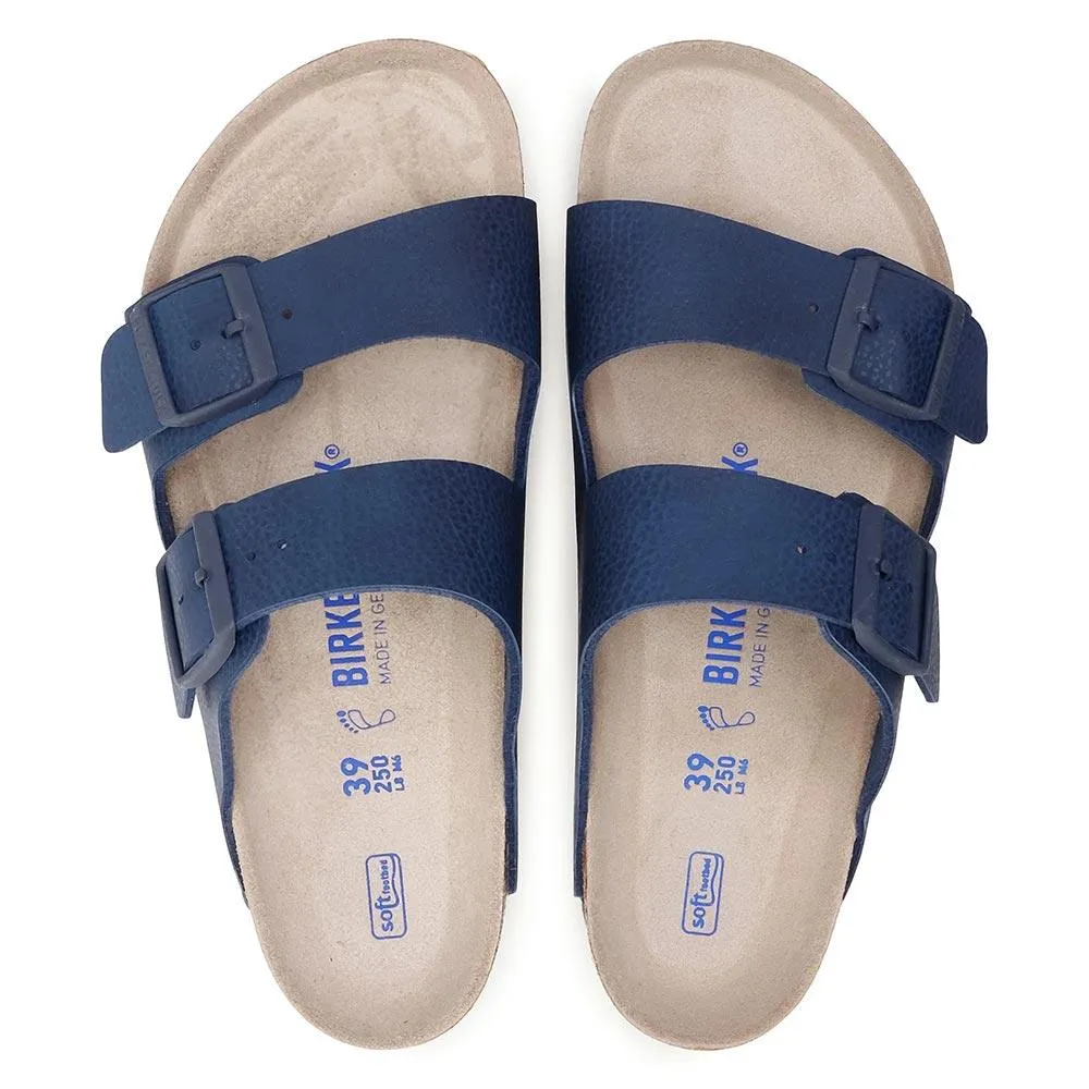 Birkenstock Arizona Birko-Flor Soft Footbed Sandals - Regular - Desert Soil Blue