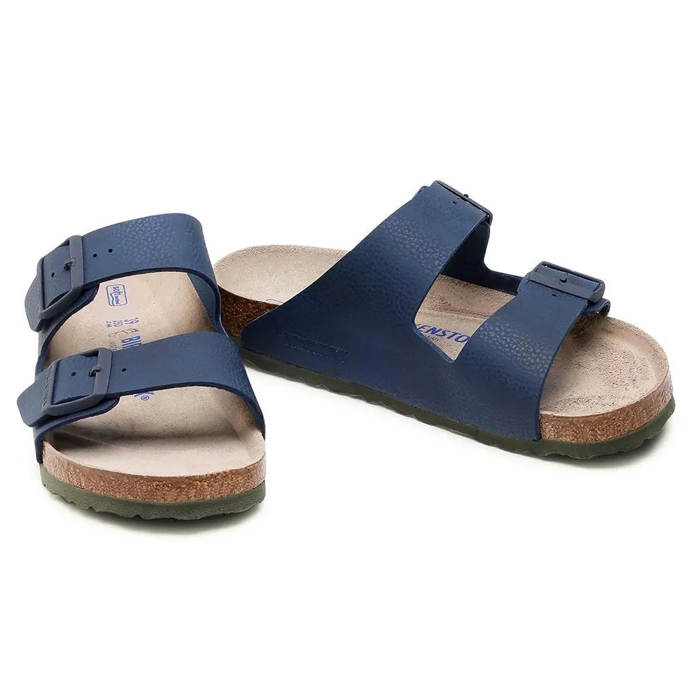 Birkenstock Arizona Birko-Flor Soft Footbed Sandals - Regular - Desert Soil Blue