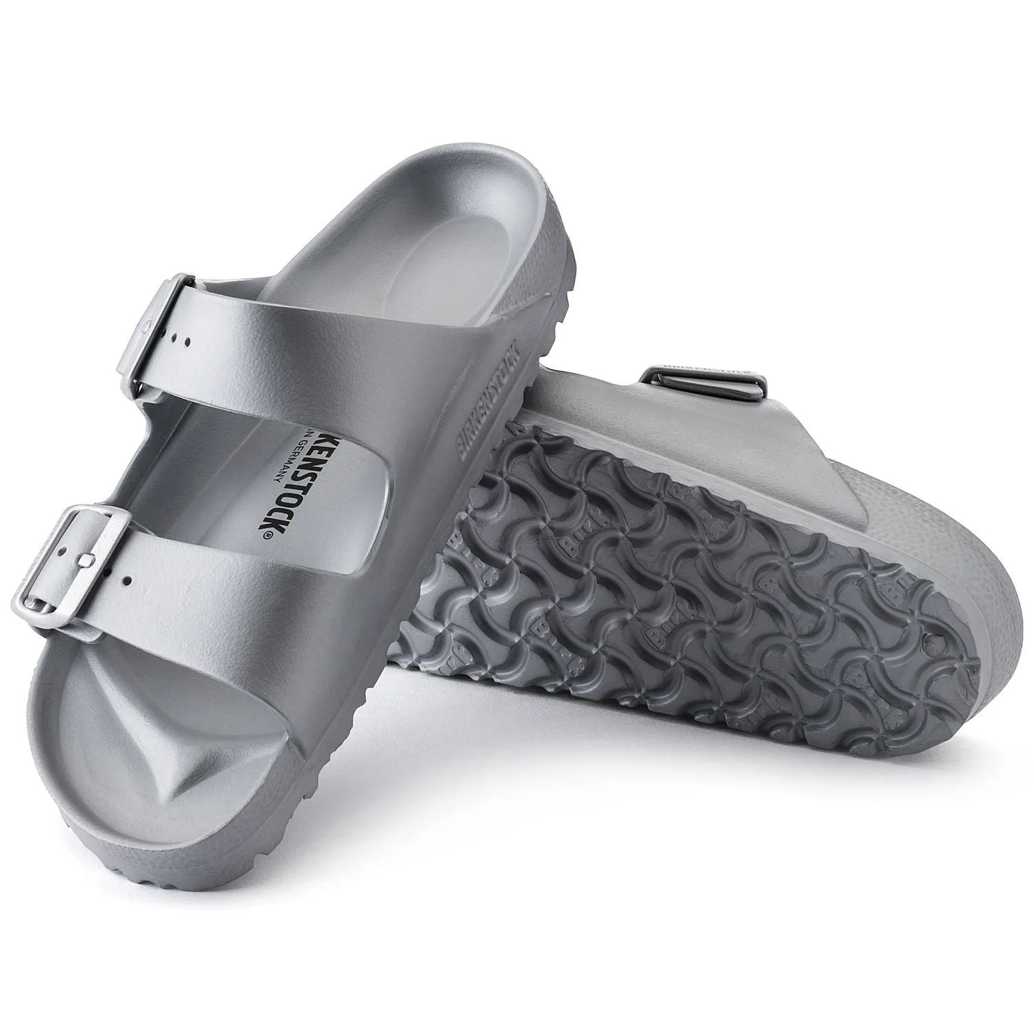 Birkenstock Arizona Essentials EVA Sandal - Metallic Sliver 1003491