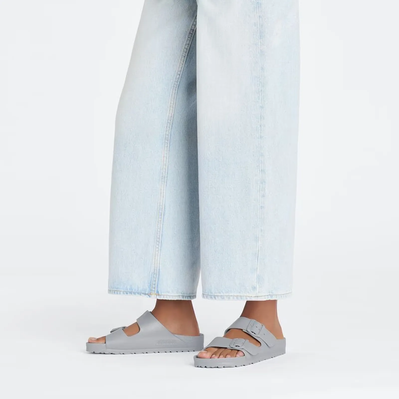 Birkenstock Arizona EVA Slide Sandal (Men) - Stone Coin
