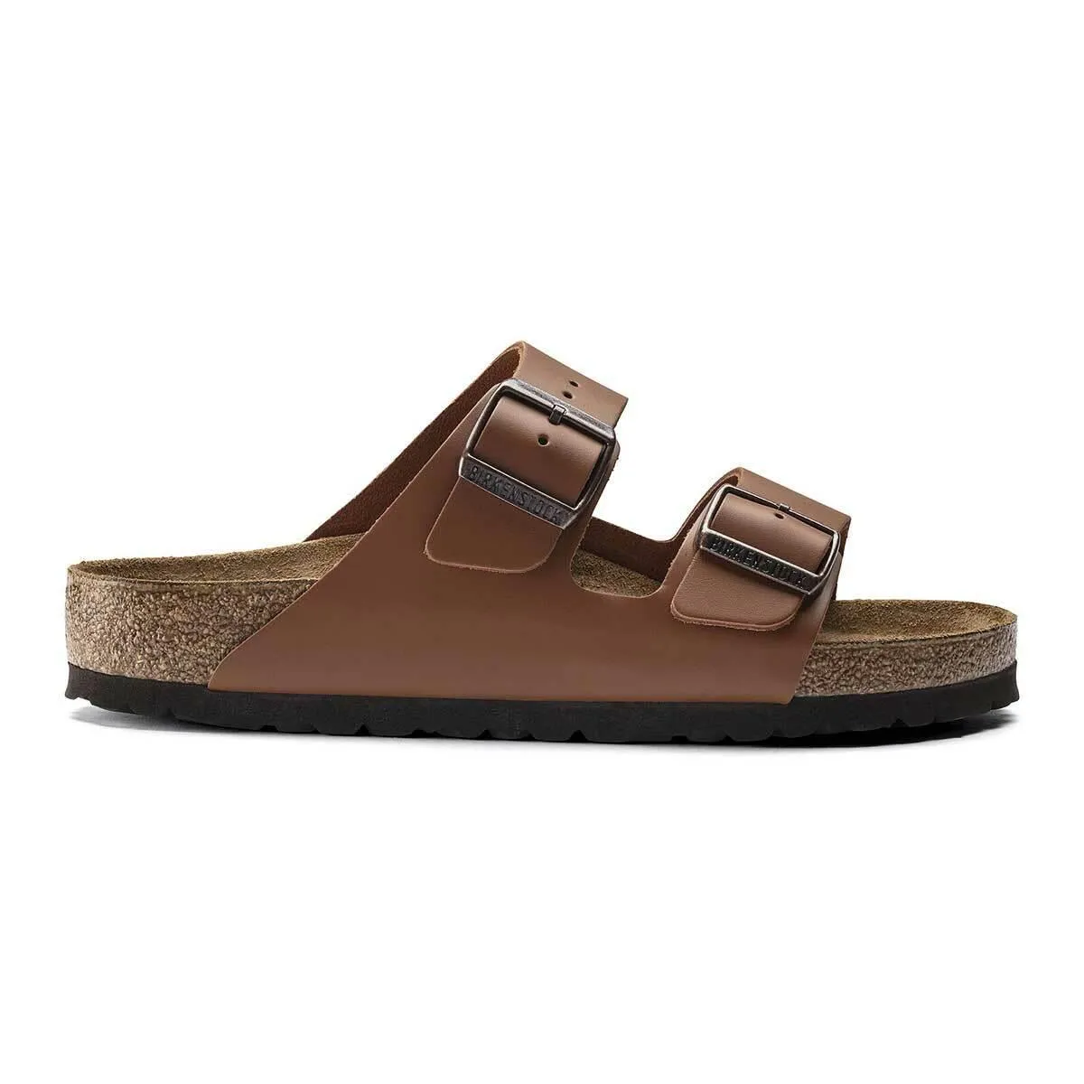Birkenstock Arizona Natural Leather Sandals - Narrow - Ginger Brown