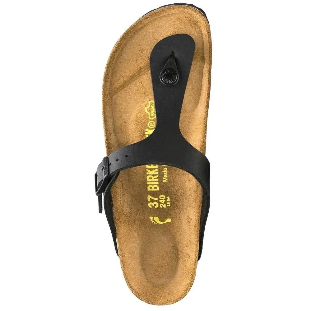 Birkenstock Gizeh Birko-Flor Sandals - Regular - Black