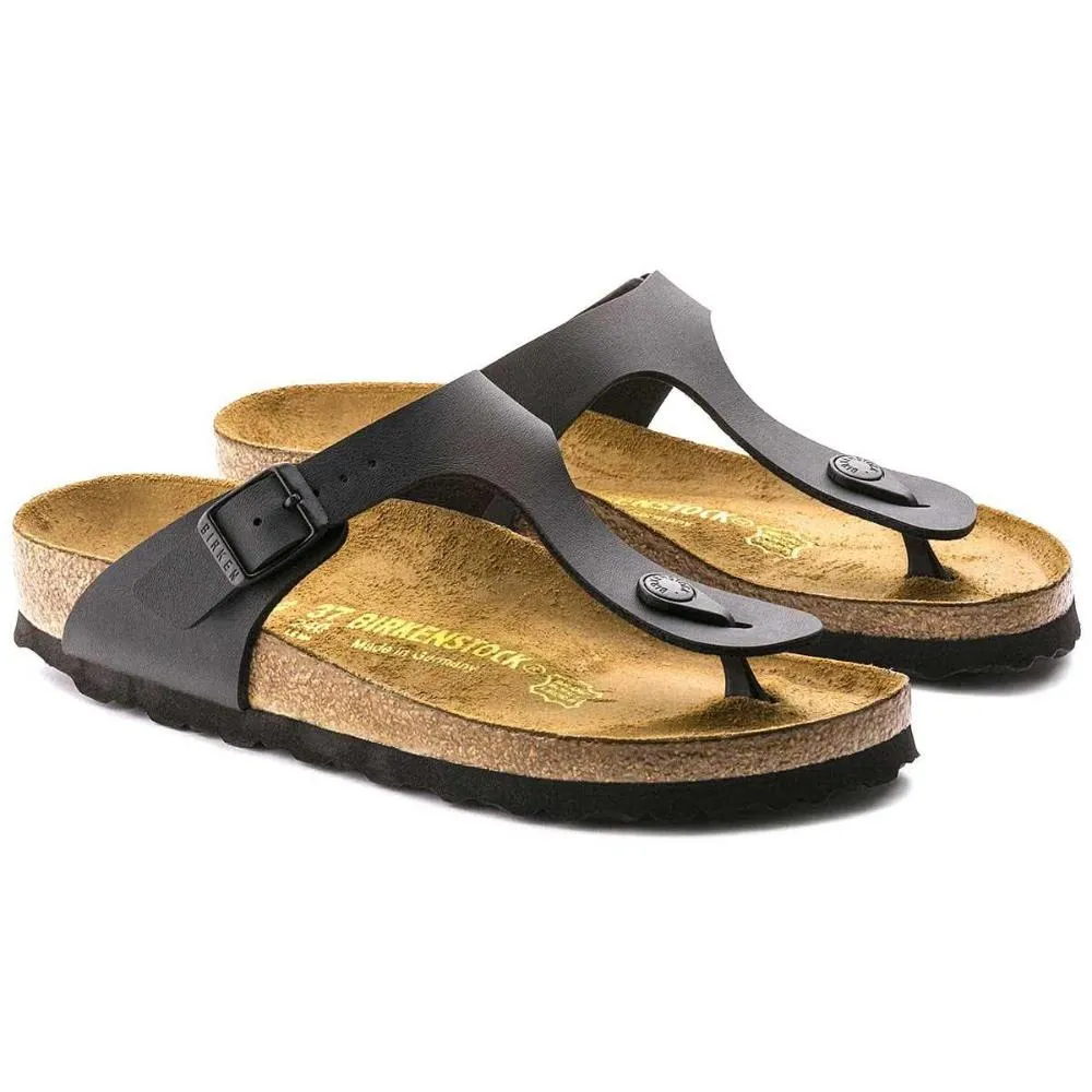 Birkenstock Gizeh Birko-Flor Sandals - Regular - Black