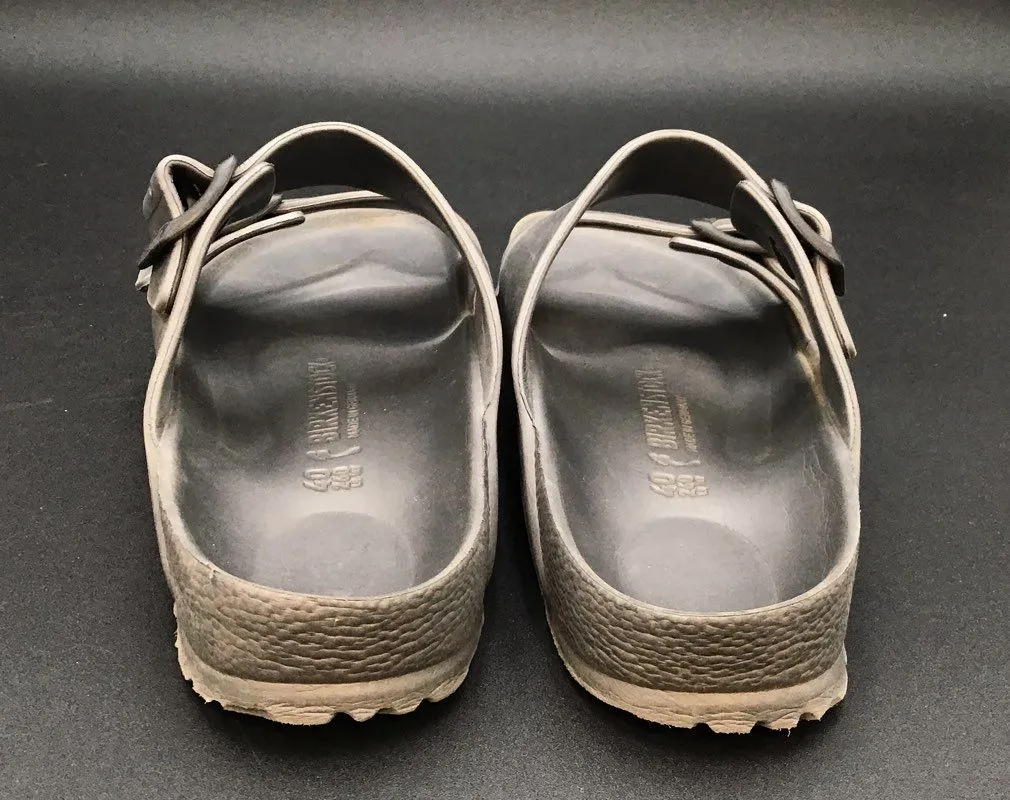 Birkenstock Men's Gray Slide Sandals - Size 7