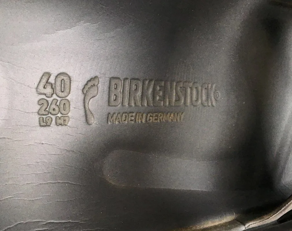 Birkenstock Men's Gray Slide Sandals - Size 7
