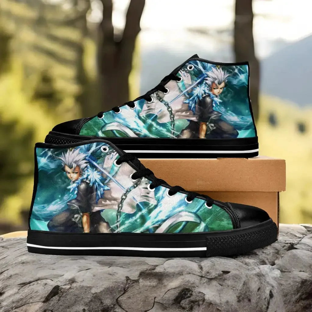 Bleach Toushirou Hitsugaya Shoes High Top Sneakers for Kids and Adults
