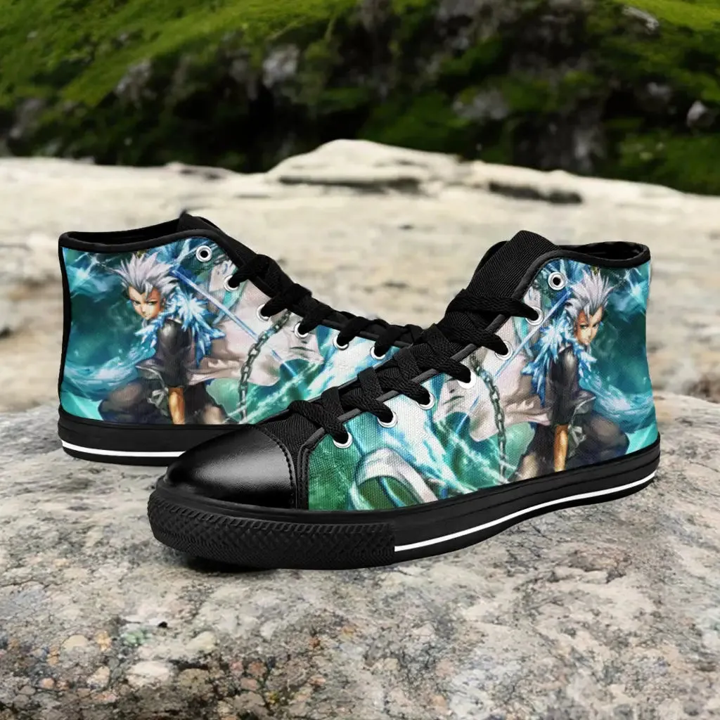 Bleach Toushirou Hitsugaya Shoes High Top Sneakers for Kids and Adults