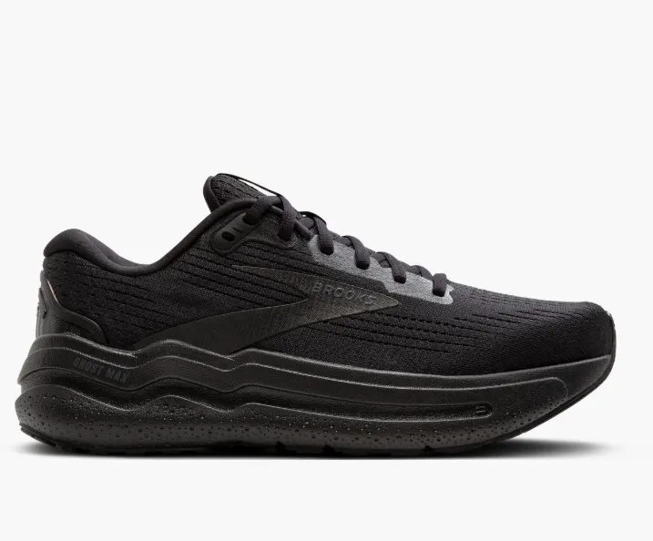 Brooks Men's Ghost Max 2 Sneaker Black/Black/Ebony