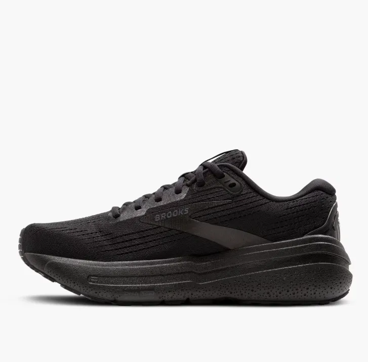 Brooks Men's Ghost Max 2 Sneaker Black/Black/Ebony