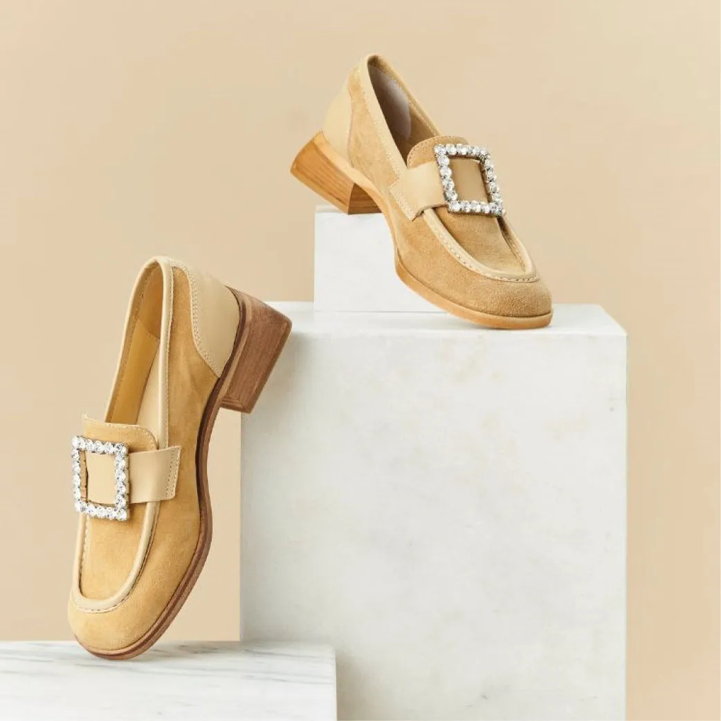 BUKELA Manola Loafers Camel