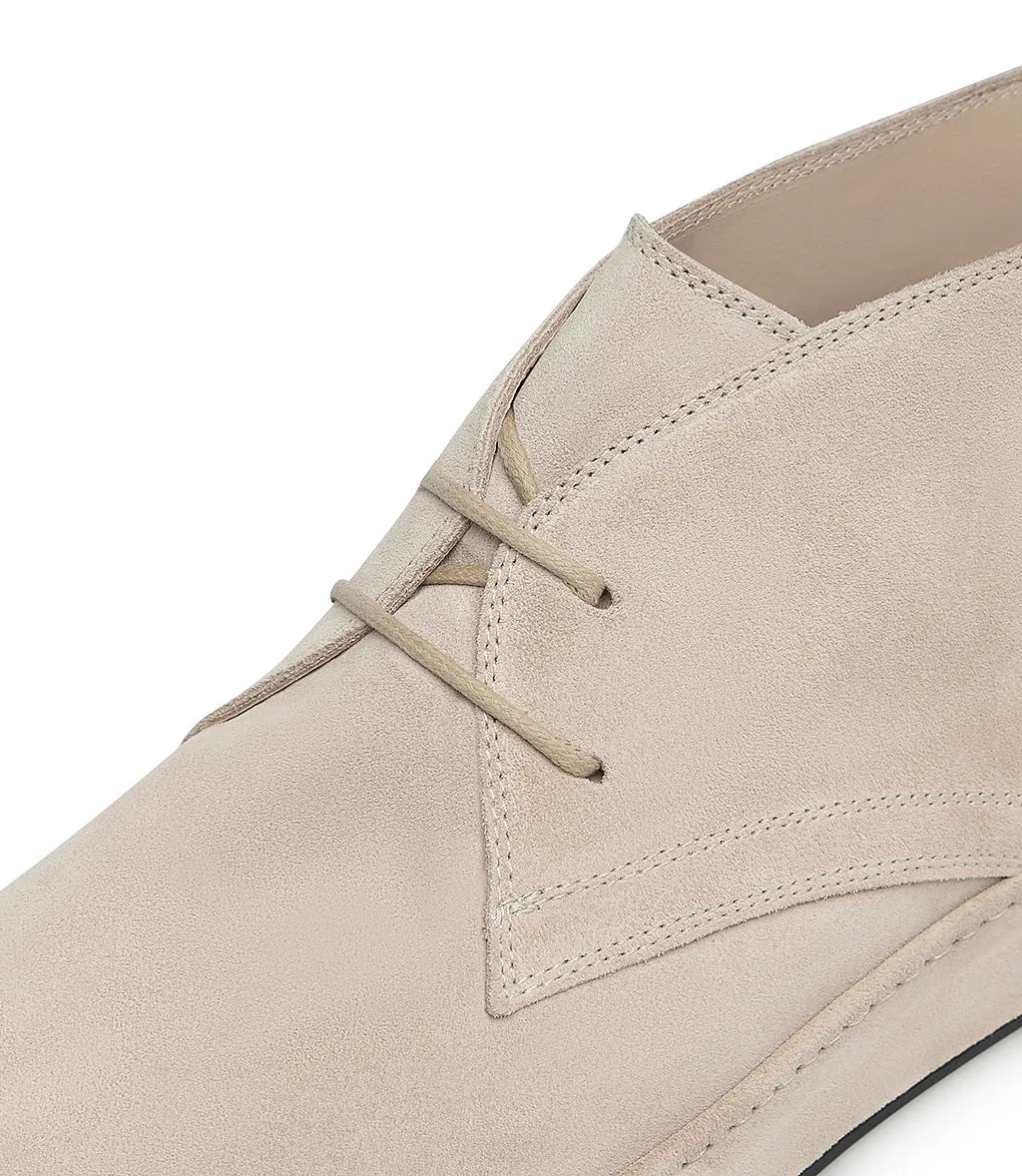 Butter velour chukka boots