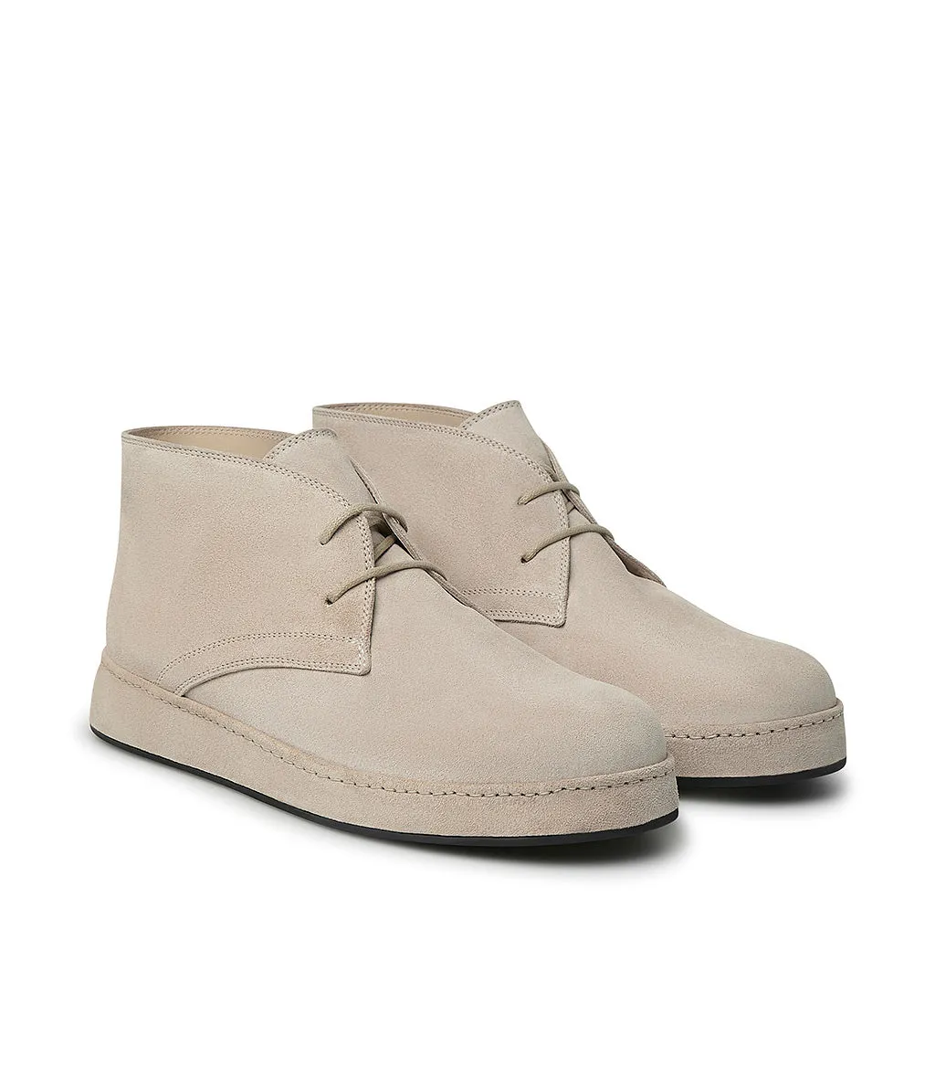 Butter velour chukka boots