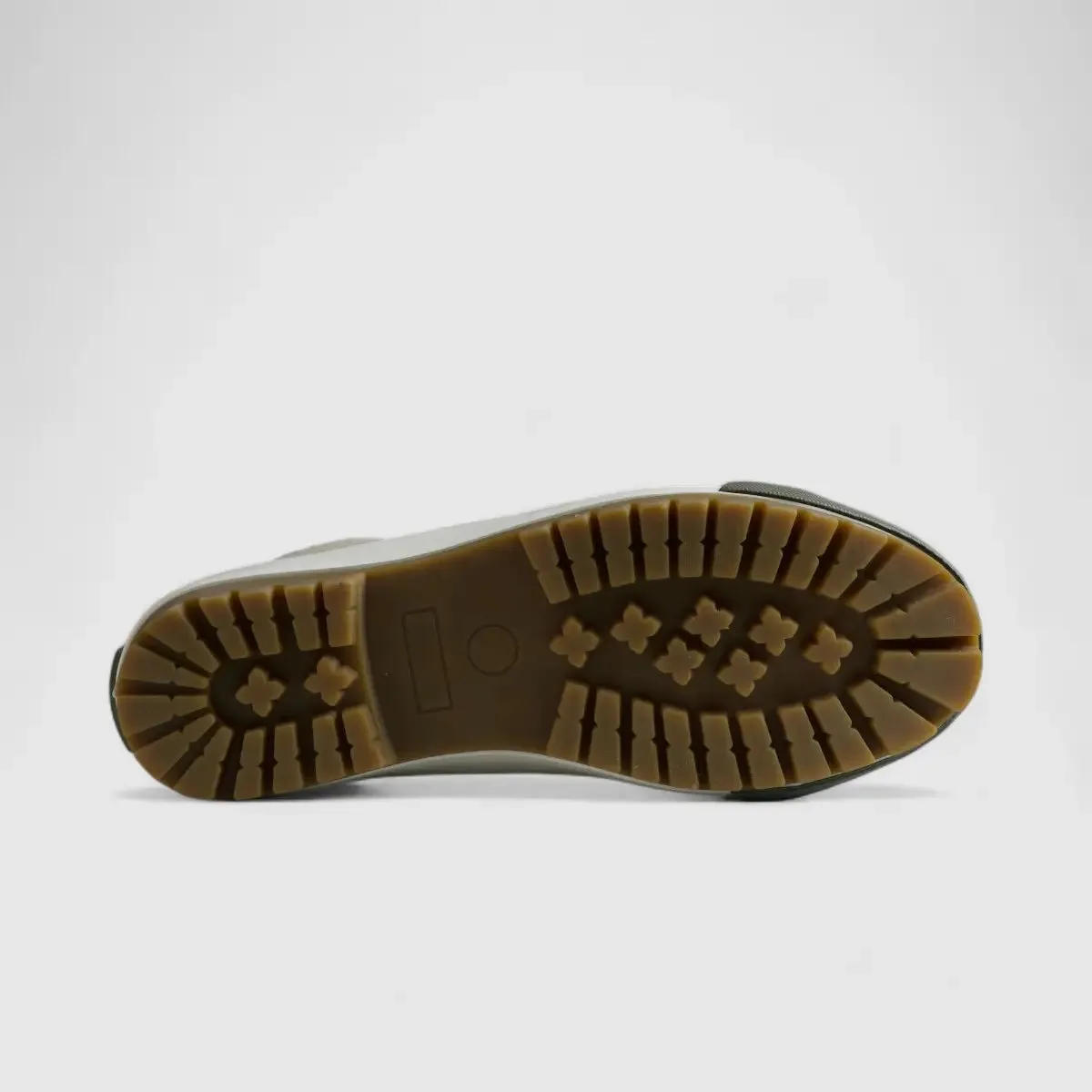 Caprio 2 Tone Statement Sneaker Boots Beige/Olive