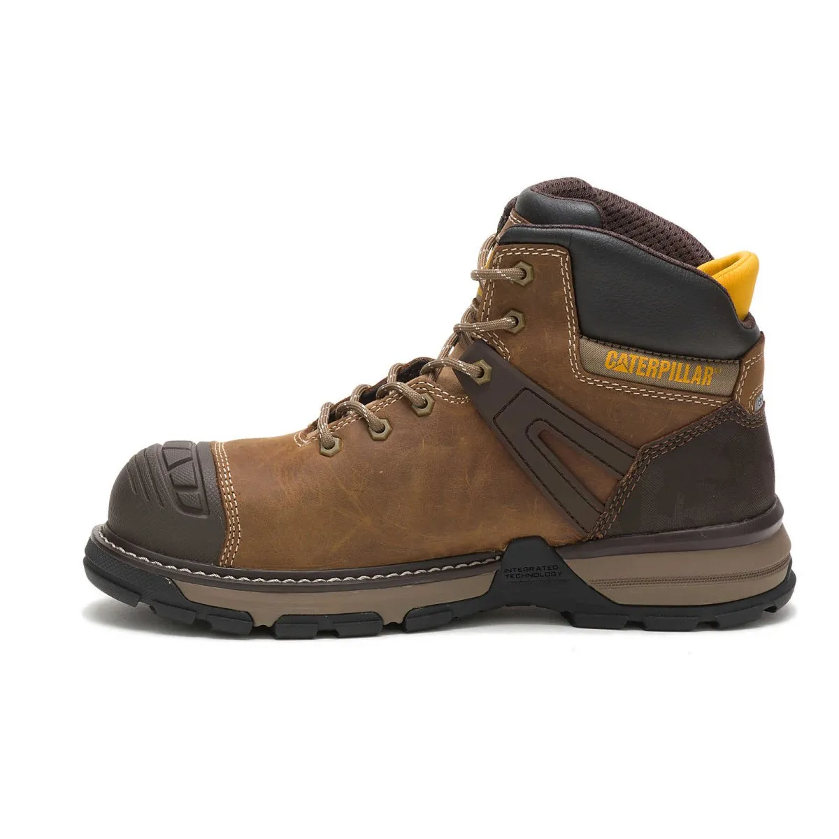 Caterpillar  Excavator (p91218) Superlite Waterproof Carbon Composite Toe Men's Work Boot In Dark Beige