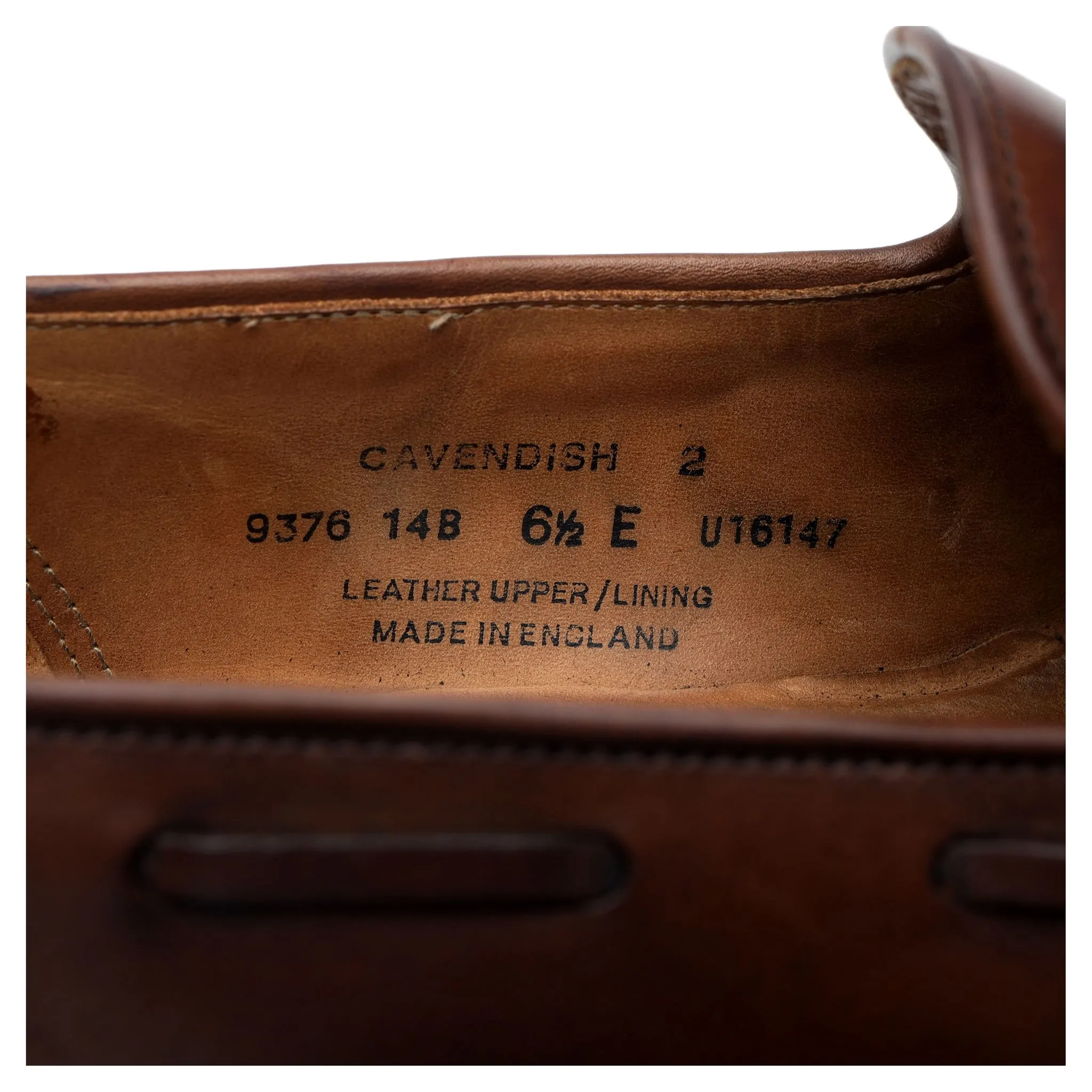 'Cavendish 2' Brown Leather Tassel Loafer UK 6.5 E