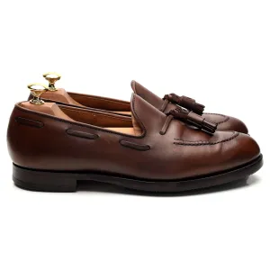 'Cavendish 2' Brown Leather Tassel Loafer UK 6.5 E
