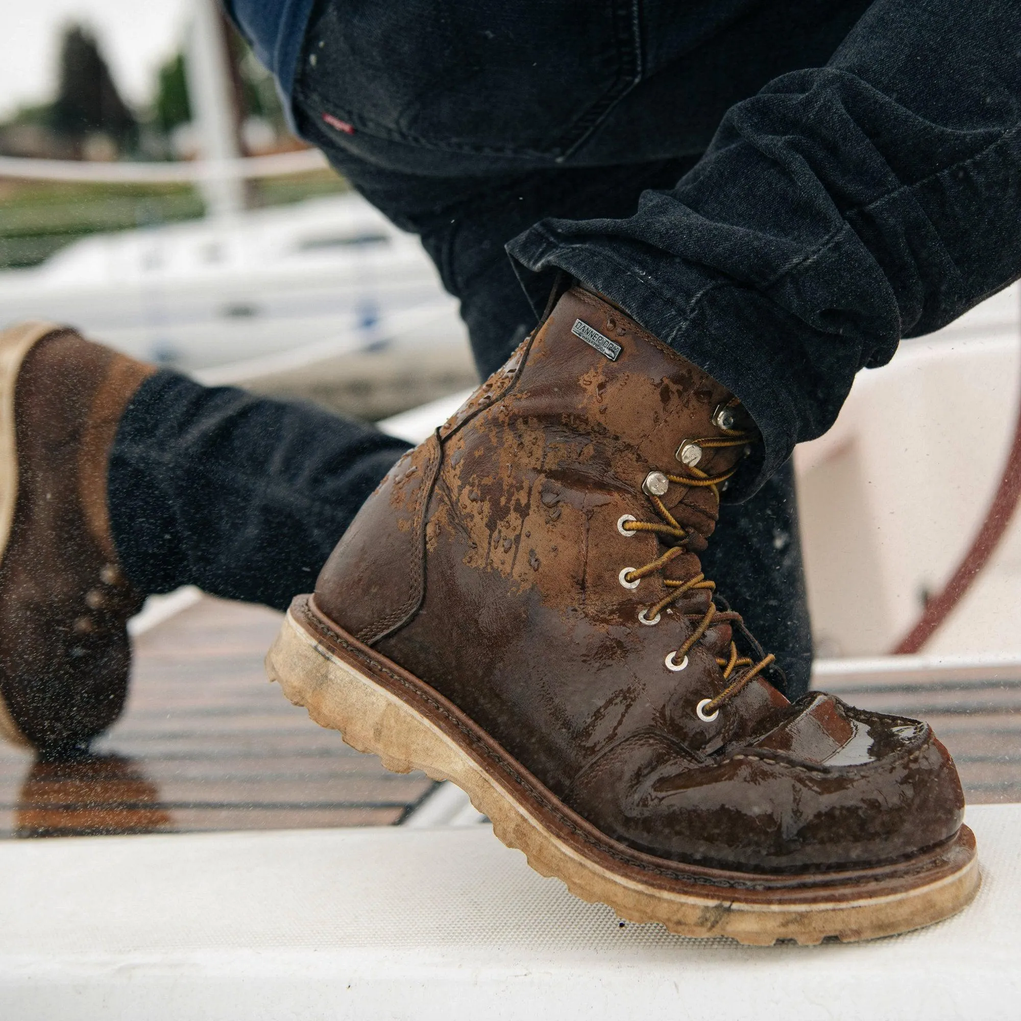 Cedar River Moc Toe 8" Brown