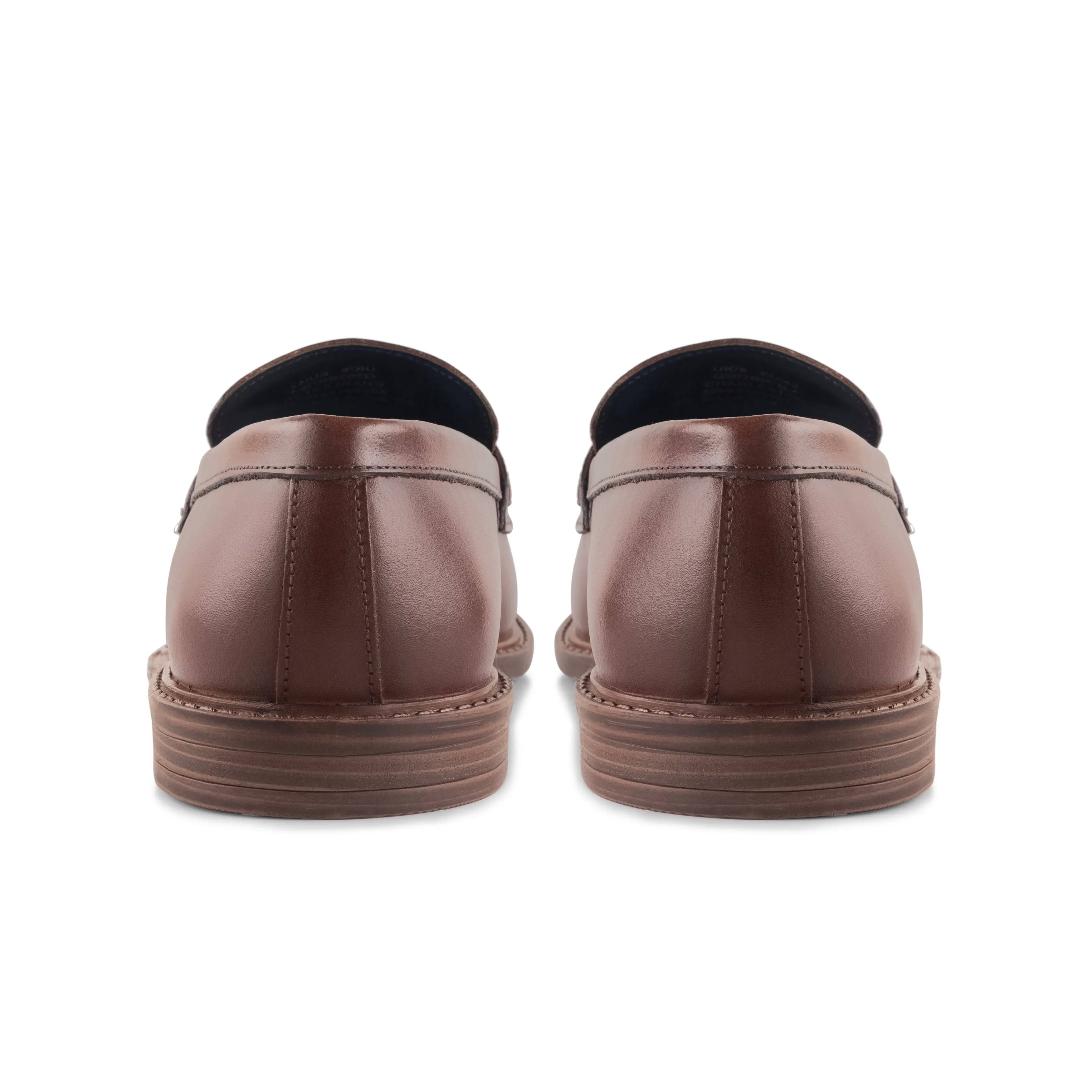 Charleston Leather Tassel Loafer - Brown