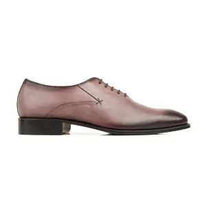 Cisco - Men's Burnished Beige Calf Leather Wholecut Shoe