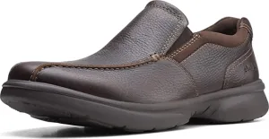Clarks Originals Bradley Step Men's Brown Leather Oxford Slip On Shoes 26153159