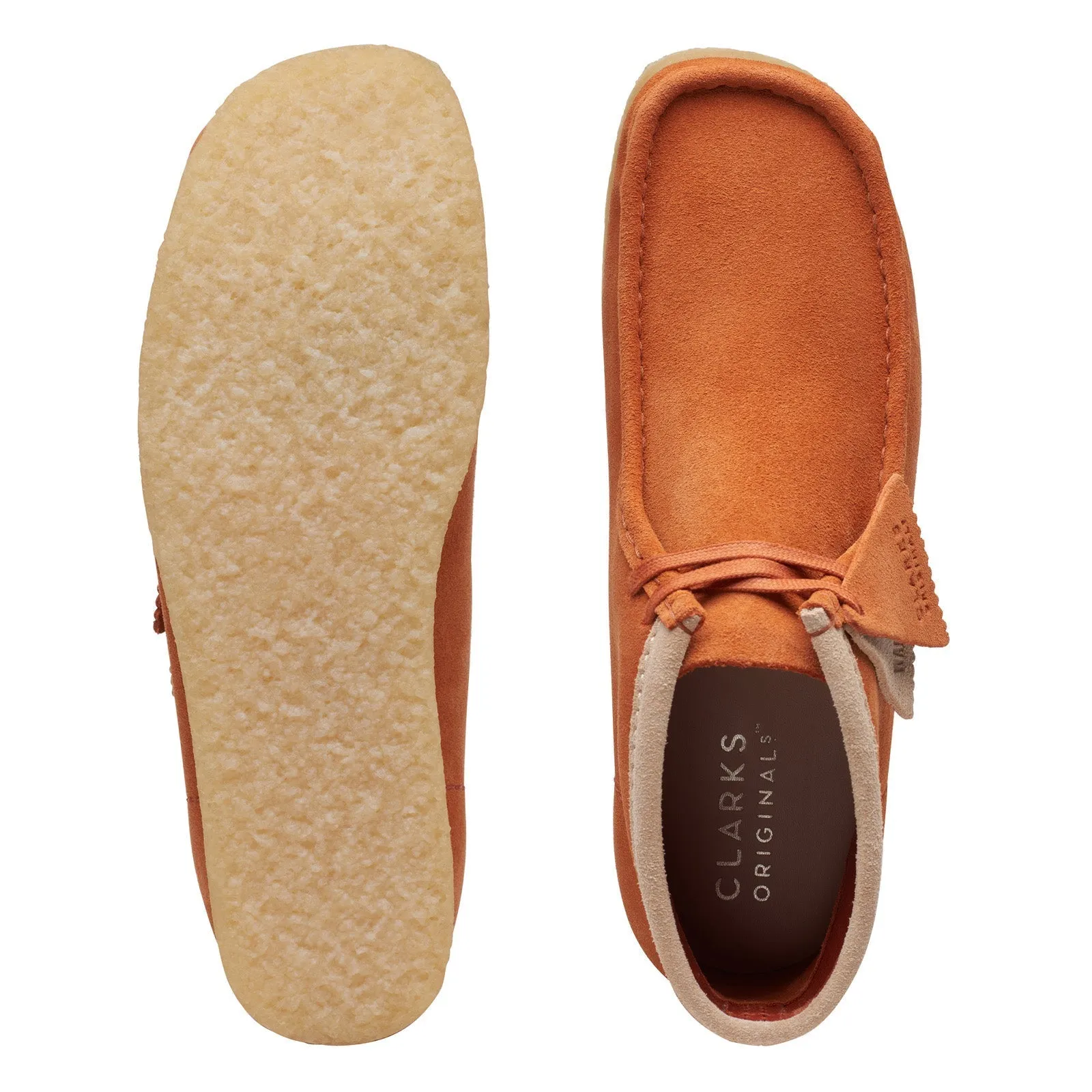 Clarks Originals Wallabee Boot Men's Dark Tan Suede 26172250