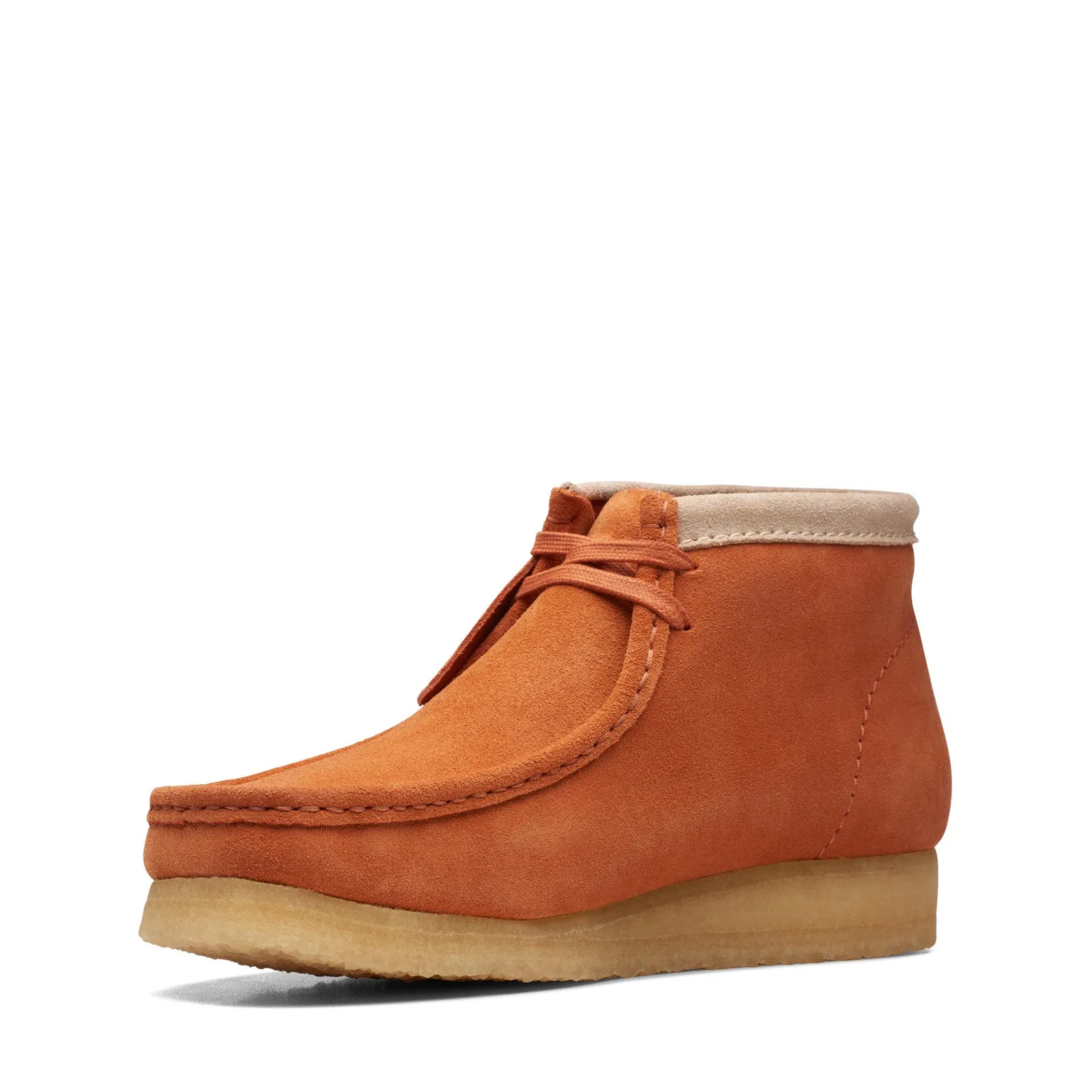 Clarks Originals Wallabee Boot Men's Dark Tan Suede 26172250