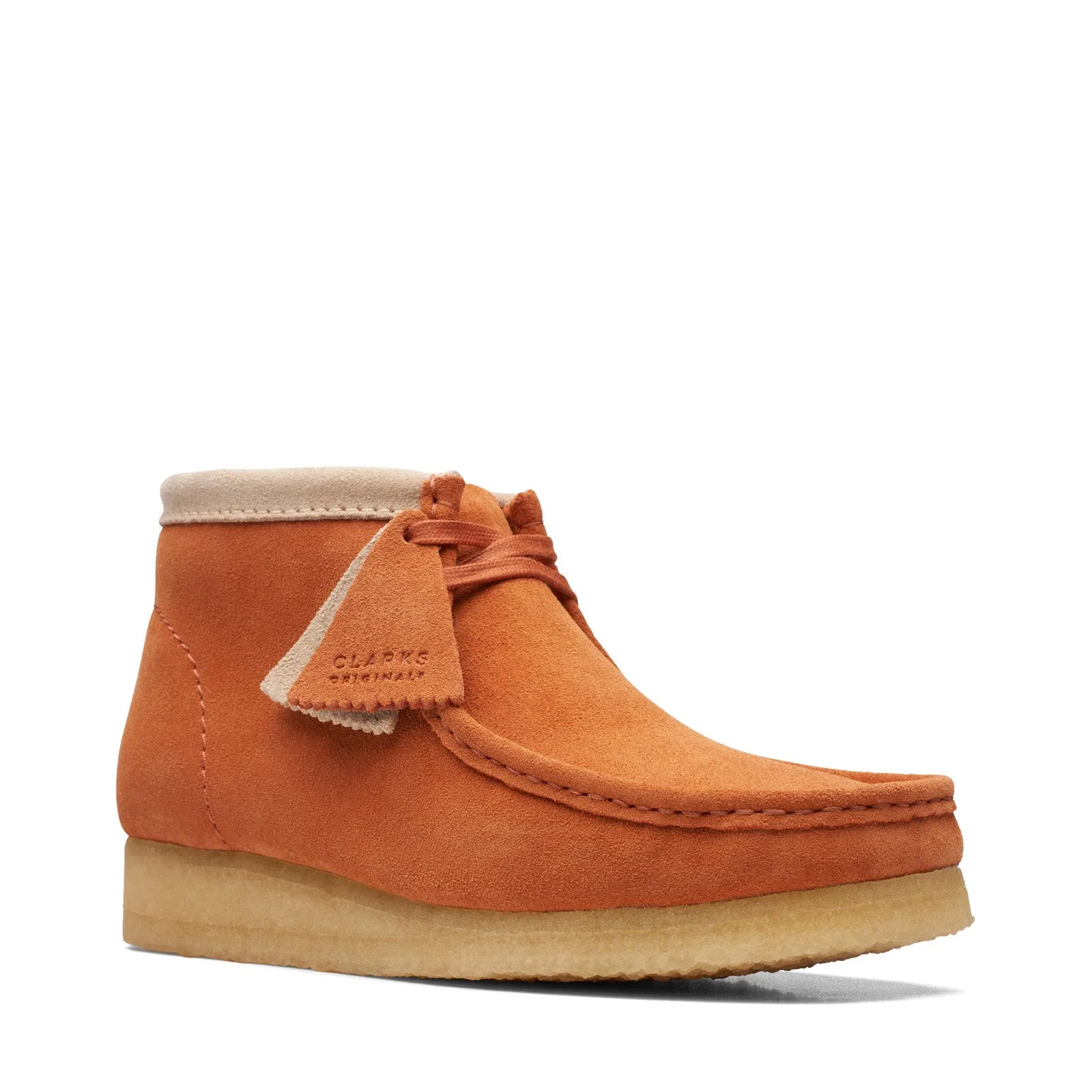 Clarks Originals Wallabee Boot Men's Dark Tan Suede 26172250